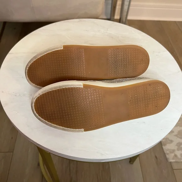 Excellent Condition Steve Madden Rhinestone Slip-On Sneakers - Picture 7 of 8